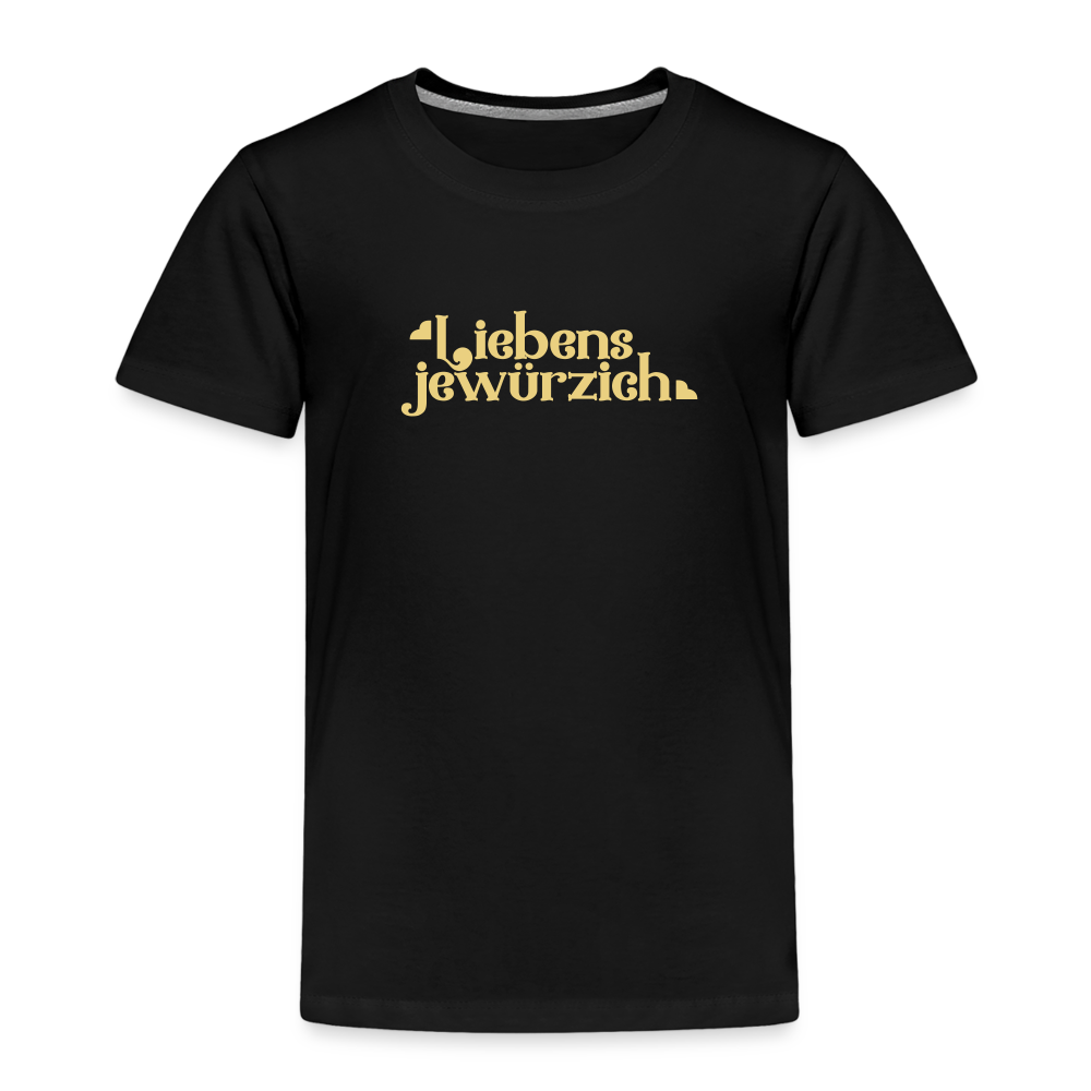 Liebensjewürzich - Kinder Premium T-Shirt - Schwarz