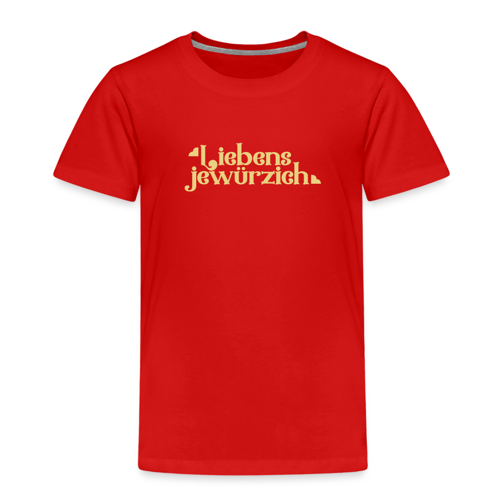 Liebensjewürzich - Kinder Premium T-Shirt - Rot