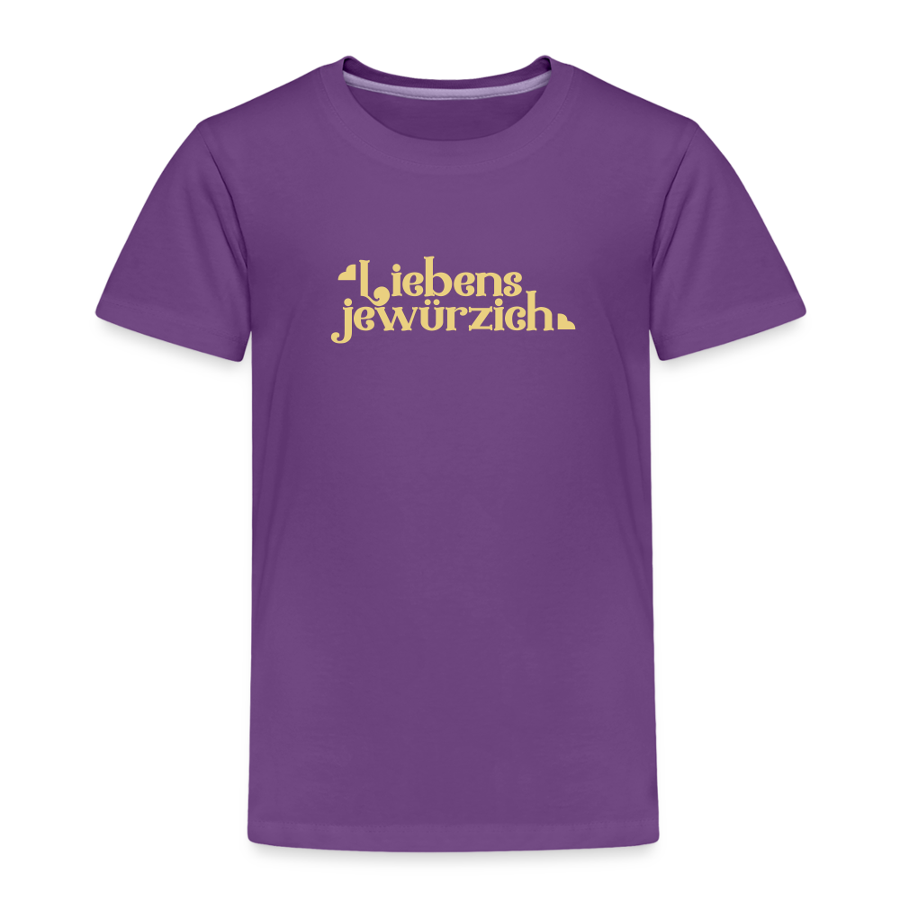 Liebensjewürzich - Kinder Premium T-Shirt - Lila