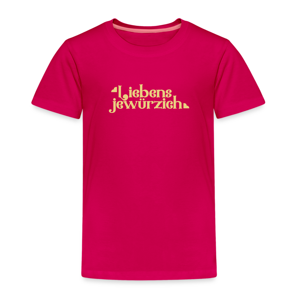 Liebensjewürzich - Kinder Premium T-Shirt - dunkles Pink