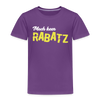 Mach keen Rabatz - Kinder Premium T-Shirt - Lila