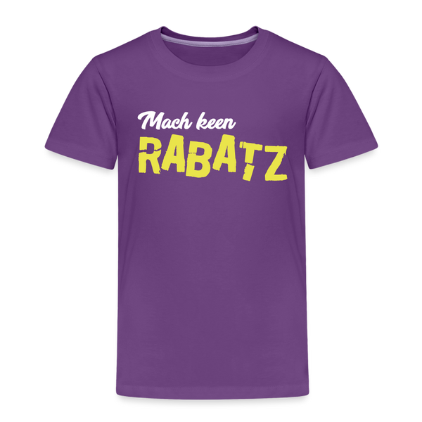 Mach keen Rabatz - Kinder Premium T-Shirt - Lila
