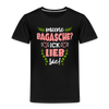 Meene Bagasche Ick Lieb Sie - Kinder Premium T-Shirt - Schwarz