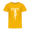 Motor icke - Kinder Premium T-Shirt - Sonnengelb