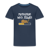 Motivation Wird Jeladen Warten - Kinder Premium T-Shirt - Navy