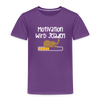 Motivation Wird Jeladen Warten - Kinder Premium T-Shirt - Lila