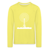 Funkturm im Fokus - Kinder Langarmshirt - Gelb