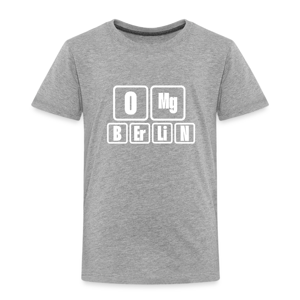 OMG Berlin - Kinder Premium T-Shirt - Grau meliert