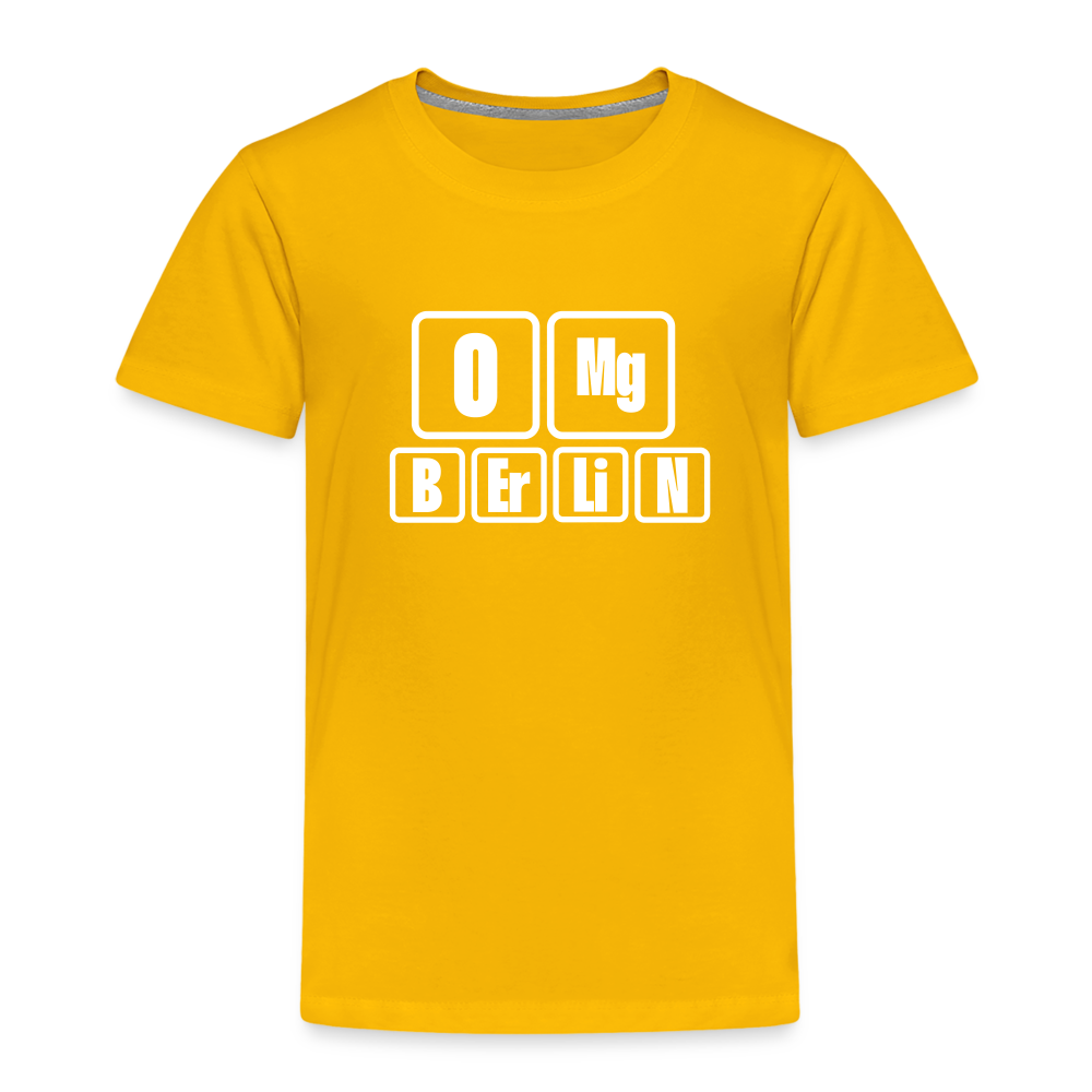 OMG Berlin - Kinder Premium T-Shirt - Sonnengelb