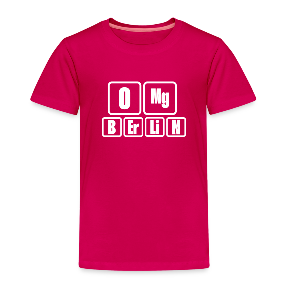 OMG Berlin - Kinder Premium T-Shirt - dunkles Pink