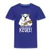 Pass ma uff Keule - Kinder Premium T-Shirt - Königsblau