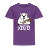 Pass ma uff Keule - Kinder Premium T-Shirt - Lila