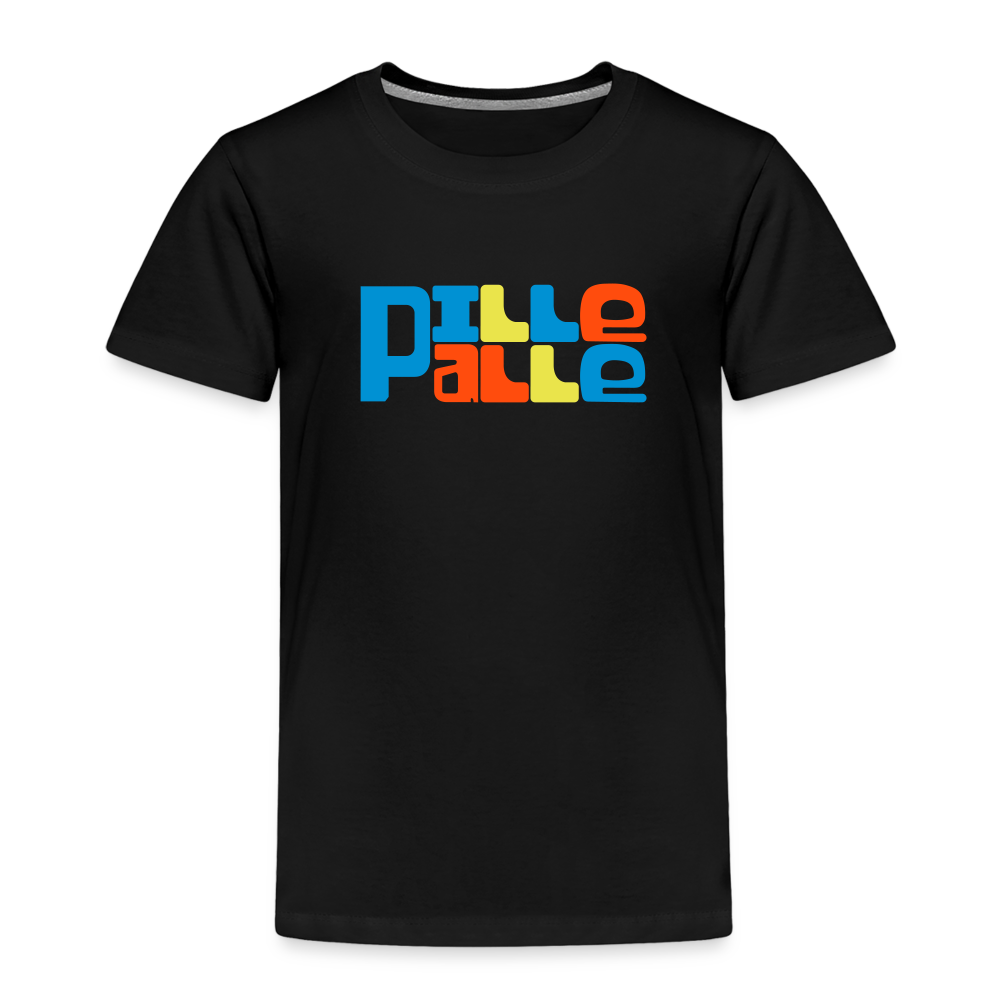 Pillepalle - Kinder Premium T-Shirt - Schwarz
