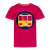 U-Bahntunnel - Kinder Premium T-Shirt - dunkles Pink