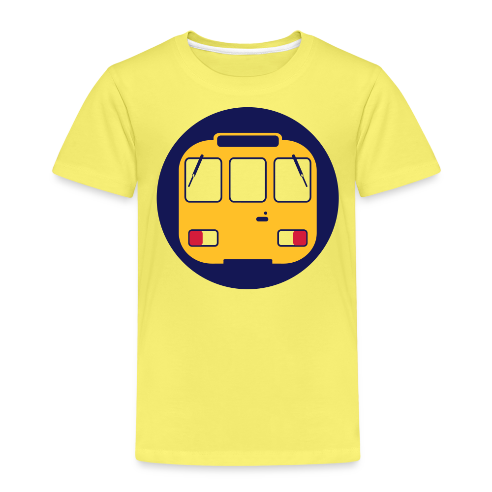 U-Bahntunnel - Kinder Premium T-Shirt - Gelb