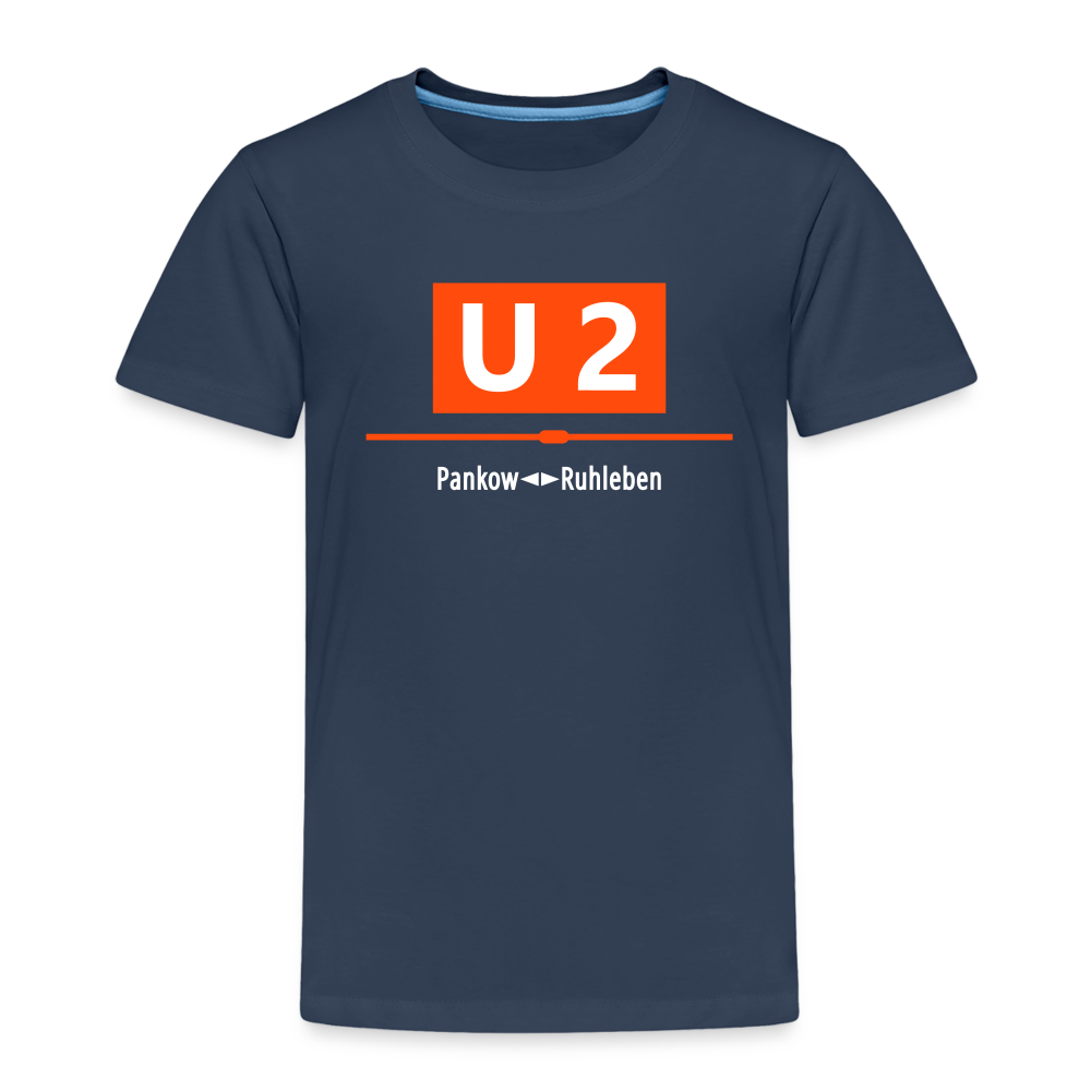 U2 Berlin - Kinder Premium T-Shirt - Navy