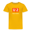 U2 Berlin - Kinder Premium T-Shirt - Sonnengelb