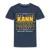 Wat Icke Kann, Kann Keener - Kinder Premium T-Shirt - Navy