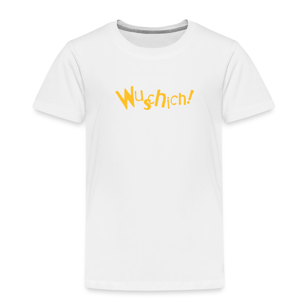 Wuschich! - Kinder Premium T-Shirt - weiß