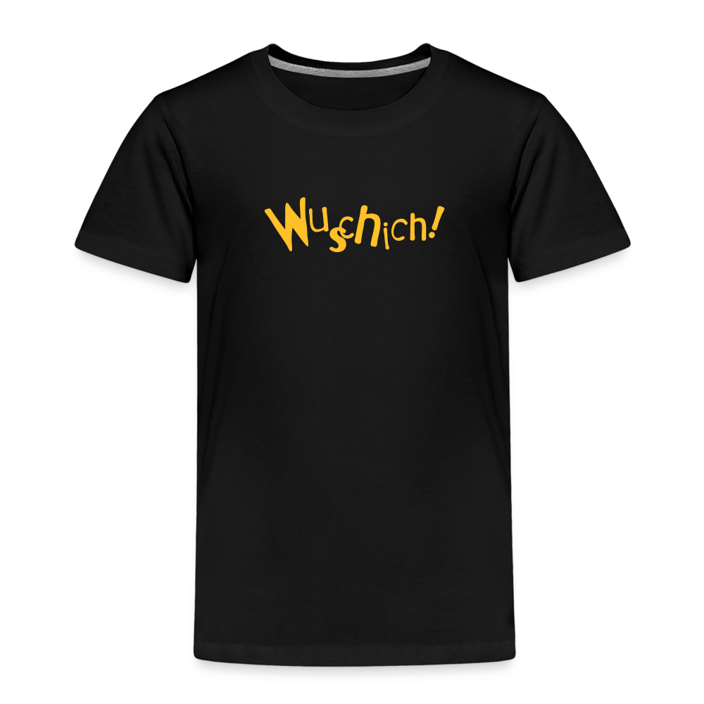 Wuschich! - Kinder Premium T-Shirt - Schwarz