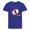 Berlin Klecks Bär - Teenager Premium T-Shirt - Königsblau