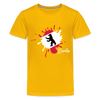 Berlin Klecks Bär - Teenager Premium T-Shirt - Sonnengelb