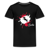 Berlin Klecks Hund - Teenager Premium T-Shirt - Schwarz