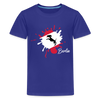Berlin Klecks Hund - Teenager Premium T-Shirt - Königsblau