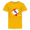 Berlin Klecks Hund - Teenager Premium T-Shirt - Sonnengelb