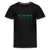 Berlin unter Palmen - Teenager Premium T-Shirt - Schwarz