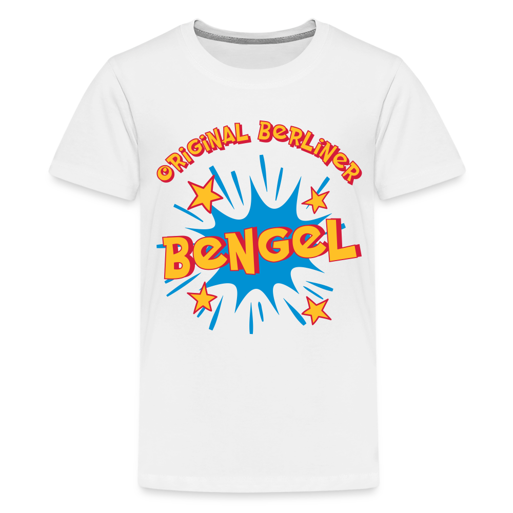 Berliner Bengel - Teenager Premium T-Shirt - weiß