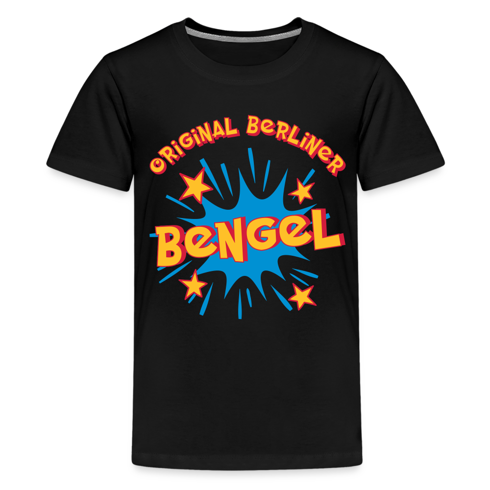 Berliner Bengel - Teenager Premium T-Shirt - Schwarz