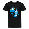 Berliner Bär bei Nacht - Teenager Premium T-Shirt - Schwarz