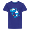 Berliner Bär bei Nacht - Teenager Premium T-Shirt - Königsblau