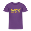 Schau! Find Ick Dit - Kinder Premium T-Shirt - Lila