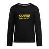 Schau! Find Ick Dit - Teenager Langarmshirt - Schwarz
