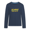 Schau! Find Ick Dit - Teenager Langarmshirt - Navy