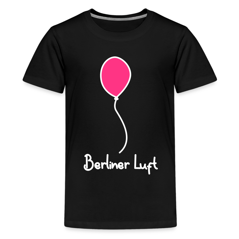 Berliner Luftballon - Teenager Premium T-Shirt - Schwarz