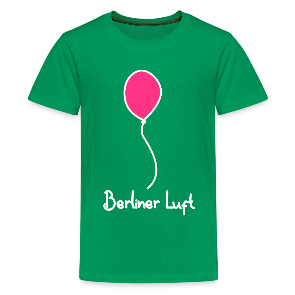 Berliner Luftballon - Teenager Premium T-Shirt - Kelly Green