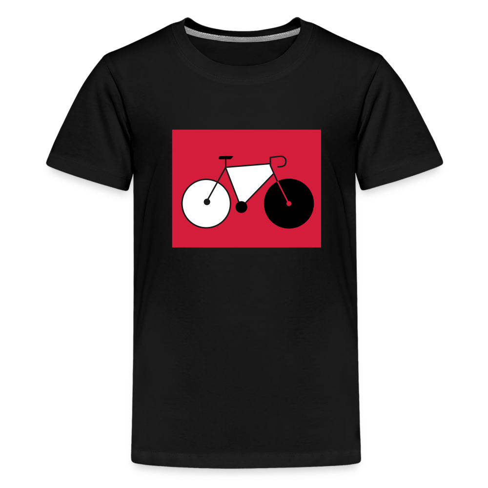 Berliner Tretmühle - Teenager Premium T-Shirt - Schwarz