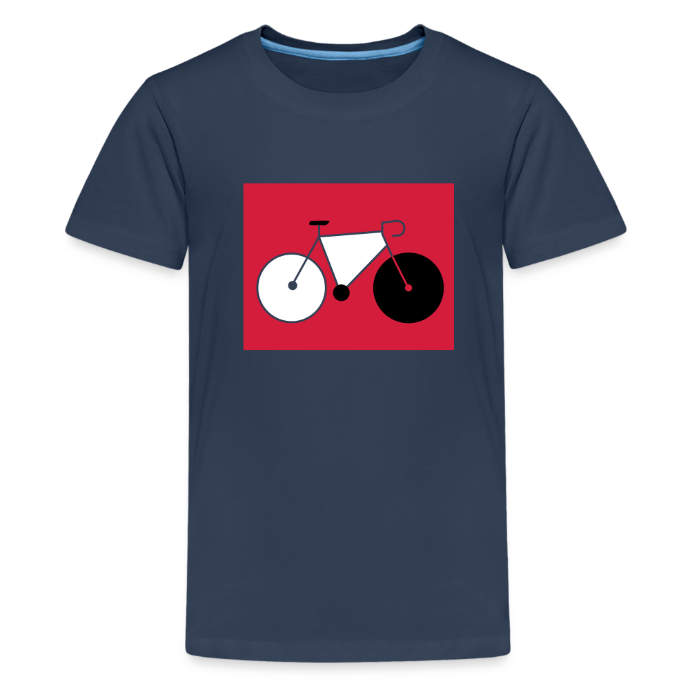 Berliner Tretmühle - Teenager Premium T-Shirt - Navy