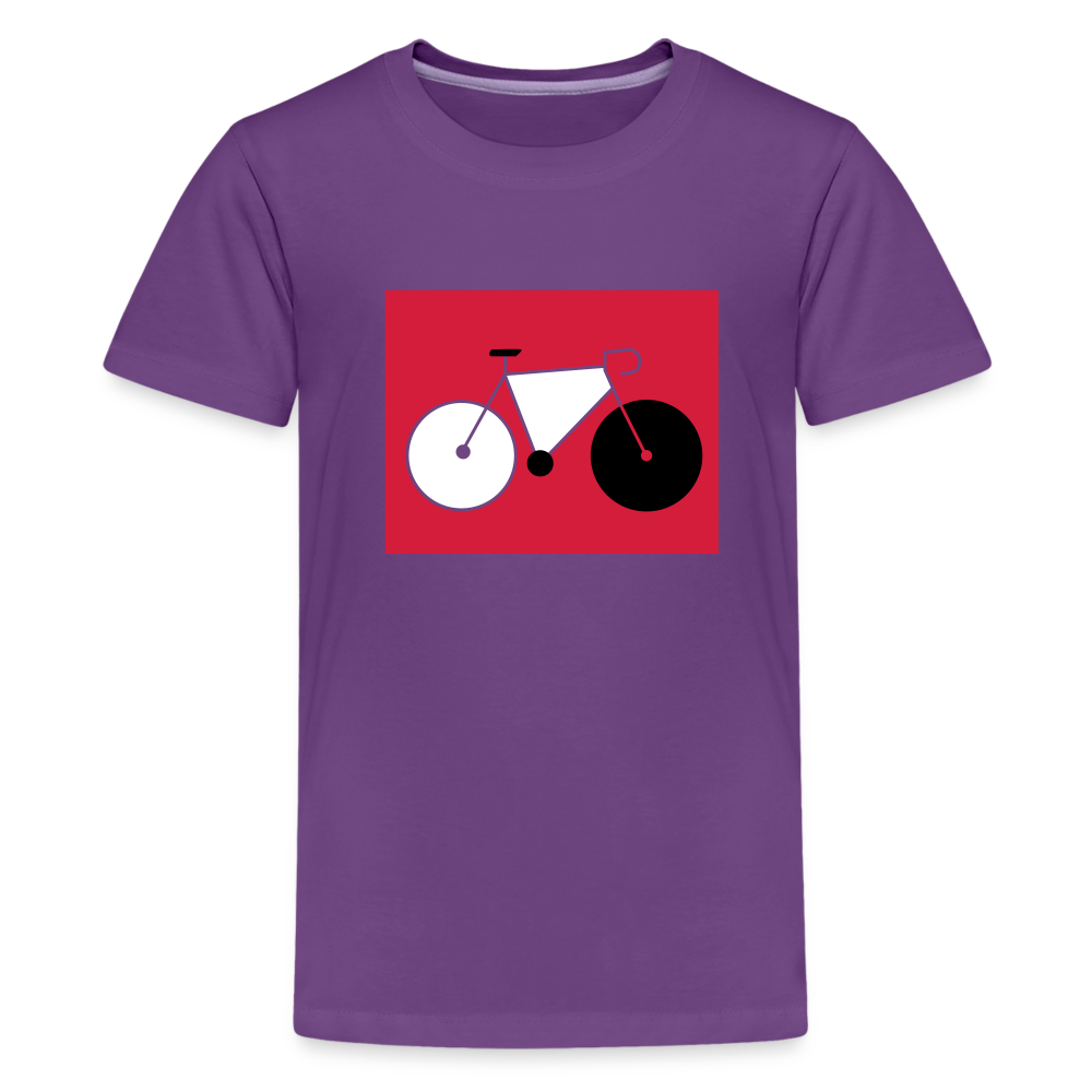 Berliner Tretmühle - Teenager Premium T-Shirt - Lila