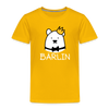 Bärlin - Teenager Premium T-Shirt - Sonnengelb