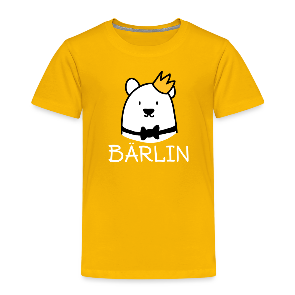 Bärlin - Teenager Premium T-Shirt - Sonnengelb