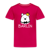 Bärlin - Teenager Premium T-Shirt - dunkles Pink