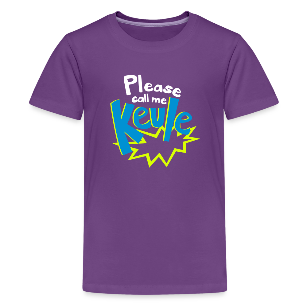 Call me Keule! - Teenager Premium T-Shirt - Lila