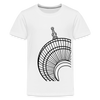 Der Turm von unten - schwarz - Teenager Premium T-Shirt - weiß