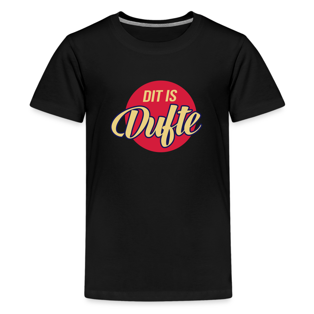 Dit Is Dufte - Teenager Premium T-Shirt - Schwarz