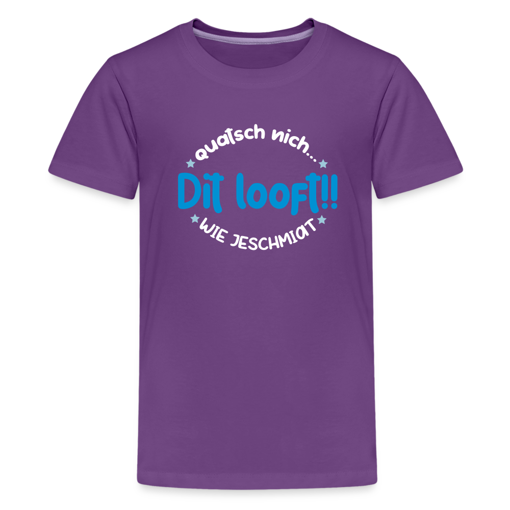 Dit Looft! - Teenager Premium T-Shirt - Lila