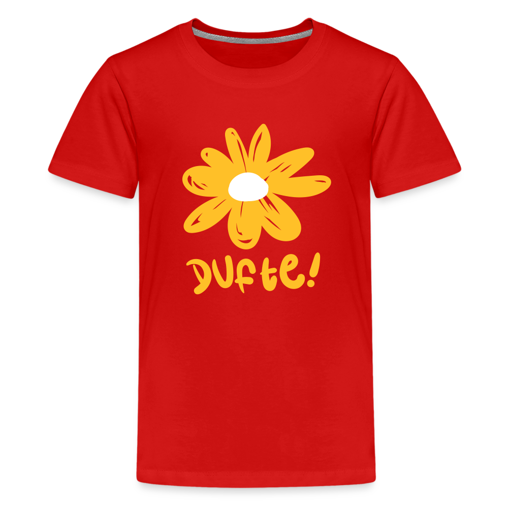 Dufte - Teenager Premium T-Shirt - Rot